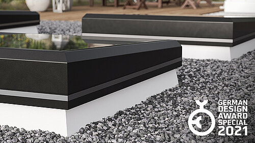 German Design Award für das LAMILUX Flachdachfenster FE 3°