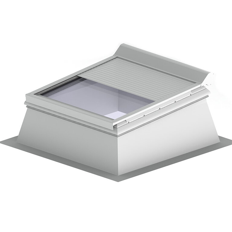 Außenliegender Sonnenschutz-Rollladen für Flachdachfenster