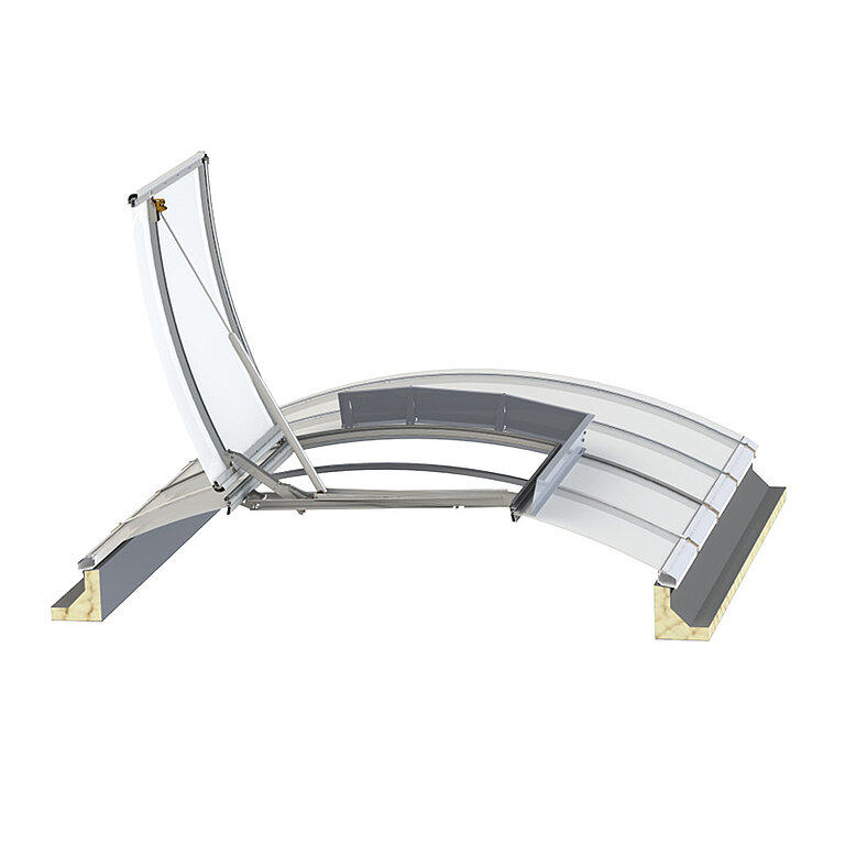 LAMIUX Lichtband Bogenform Rauchlift