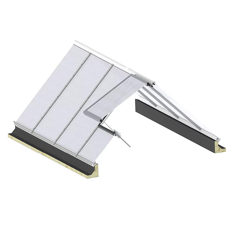 LAMILUX Lichtband Satteldach Einzelklappe