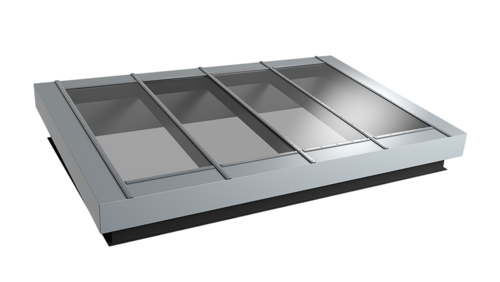 Glasdach Fire Resistance mit mehrteiliger Verglasung und robuster Metallkonstruktion 